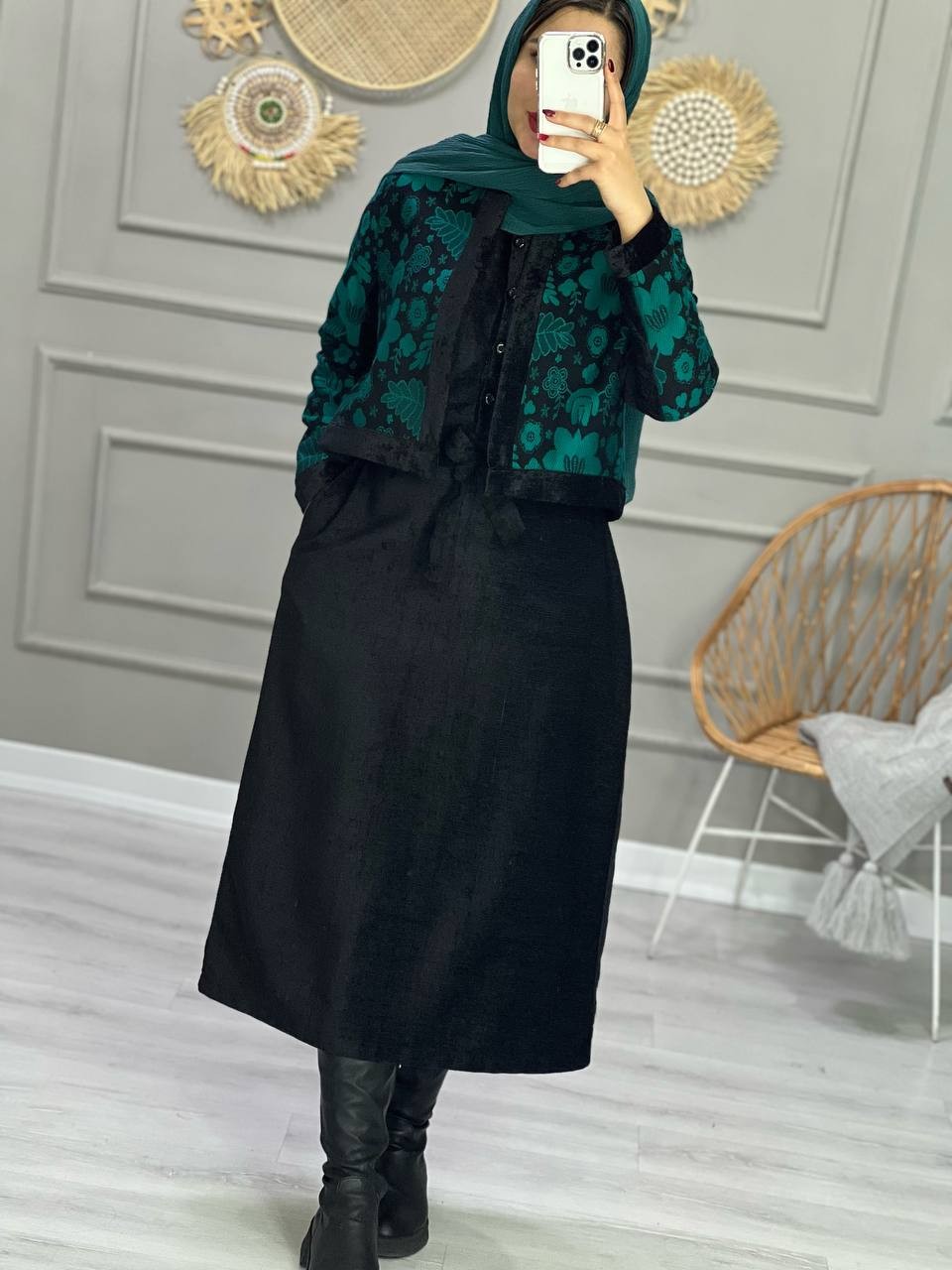 1005- ست کت و پیراهن یلدا