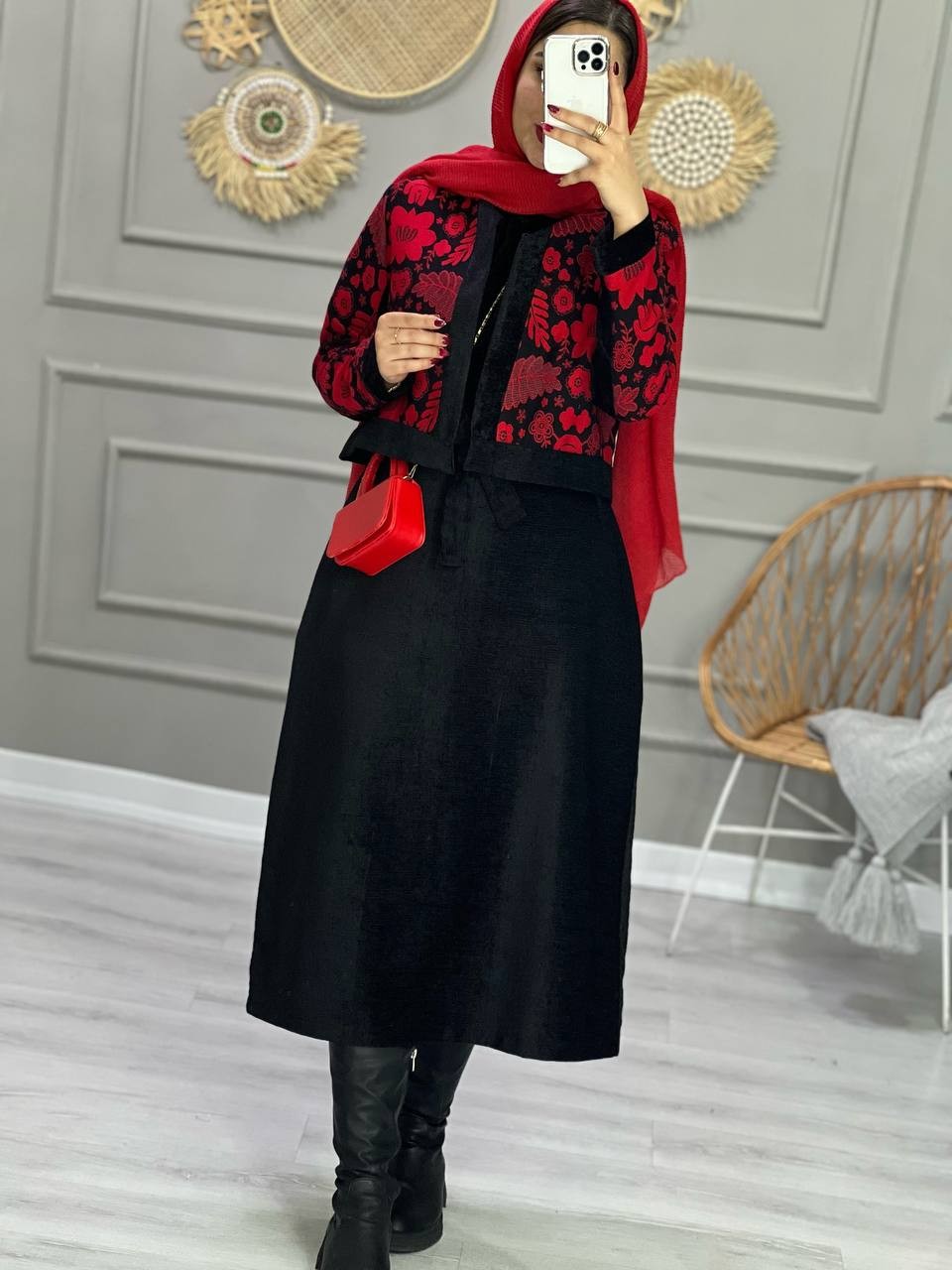 1005- ست کت و پیراهن یلدا