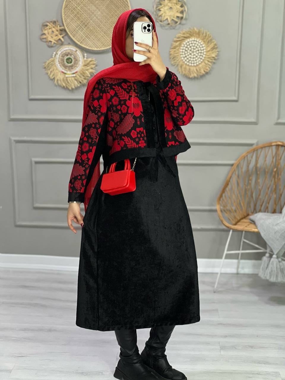 1005- ست کت و پیراهن یلدا