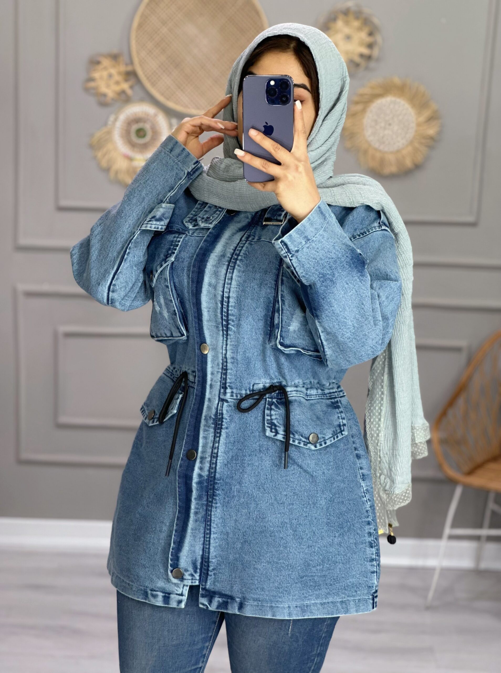 1005- مانتو جین آلندا