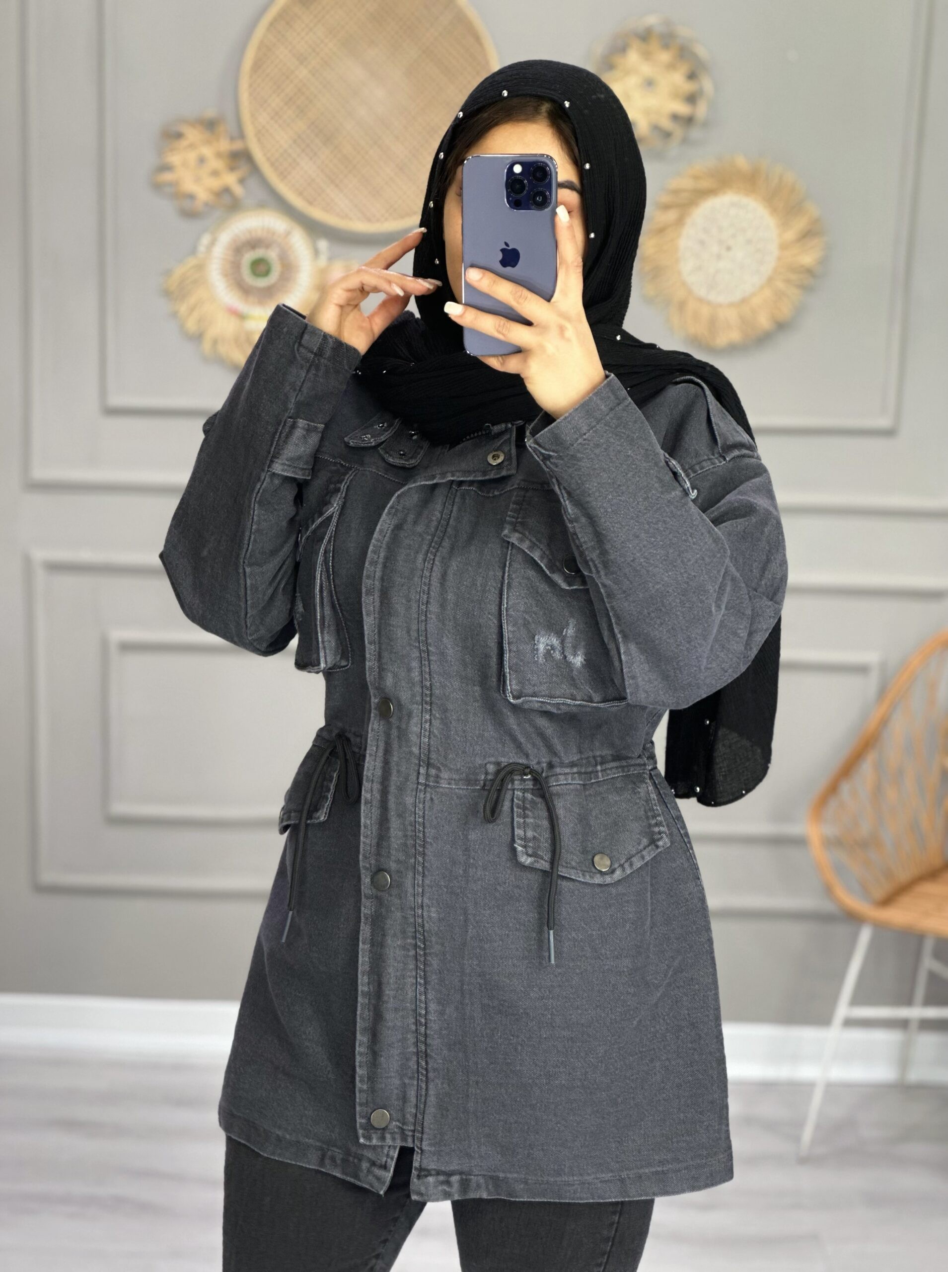 1005- مانتو جین آلندا