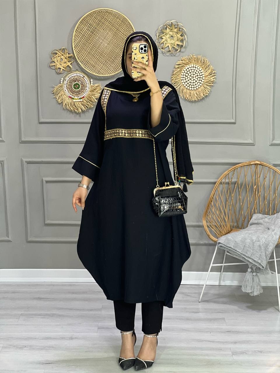 0748_ مانتو پیراهنی گلوریا