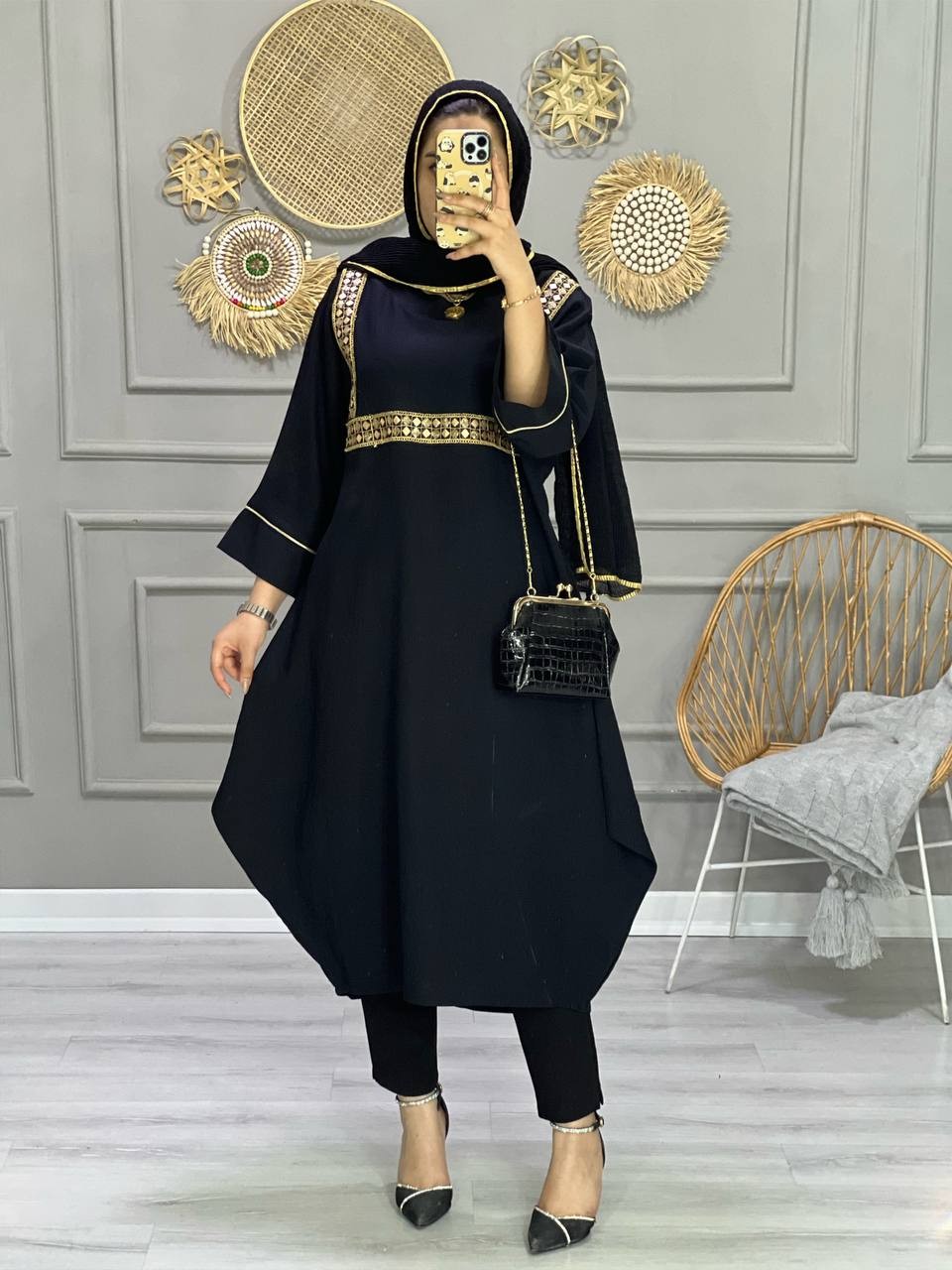 0748_ مانتو پیراهنی گلوریا