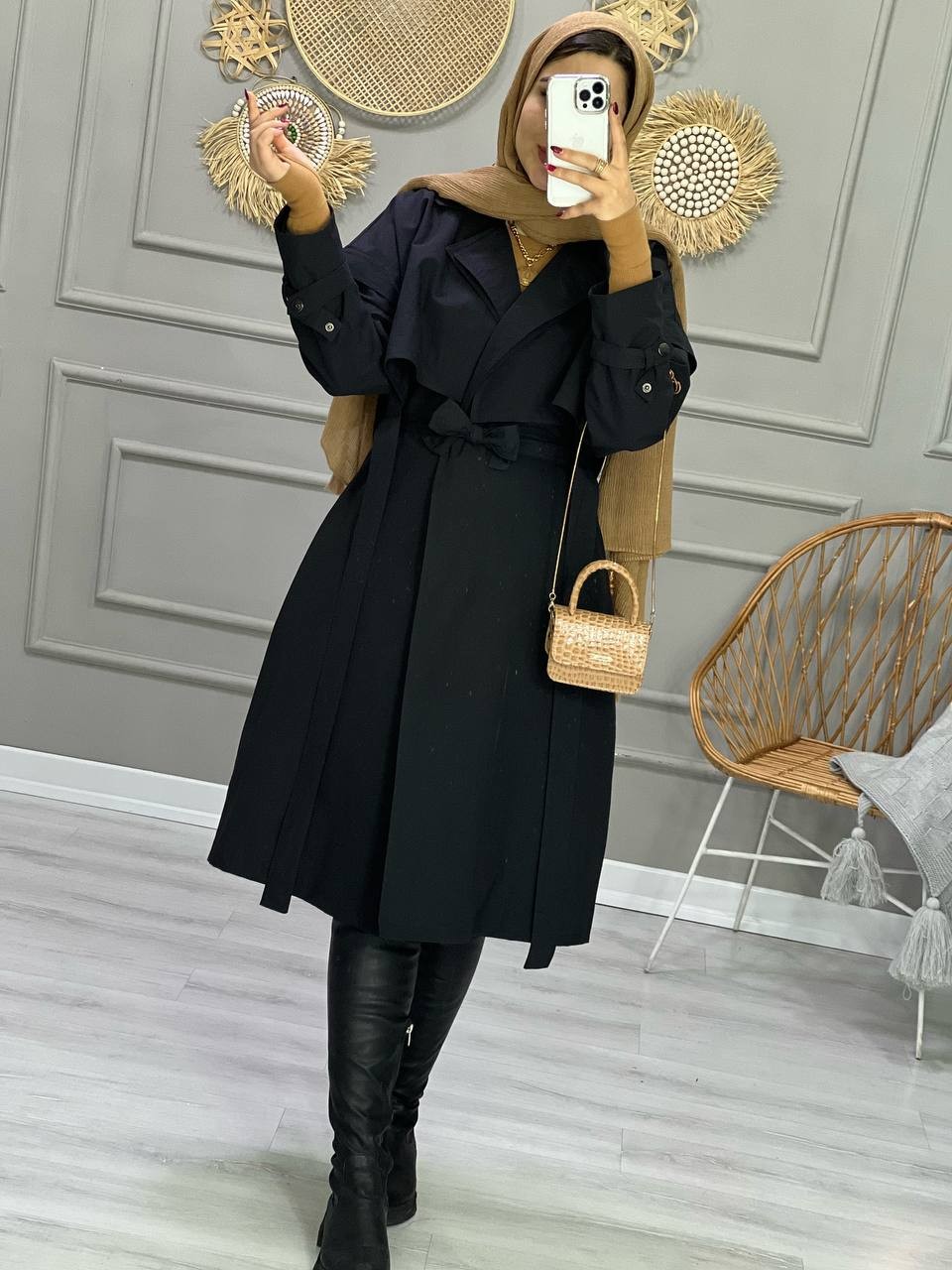 1010_ بارونی کتان زارا تیفانی