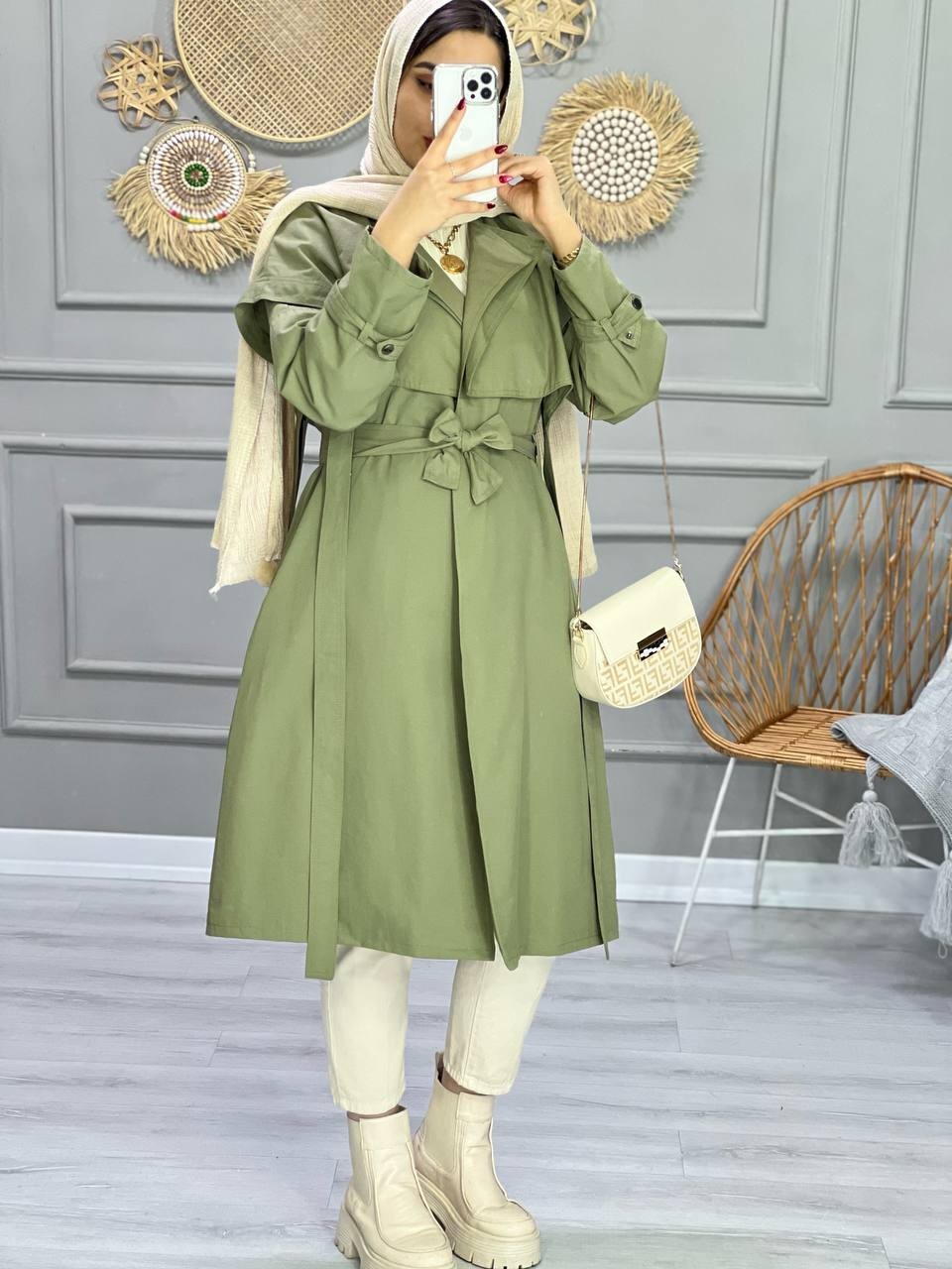 1010_ بارونی کتان زارا تیفانی