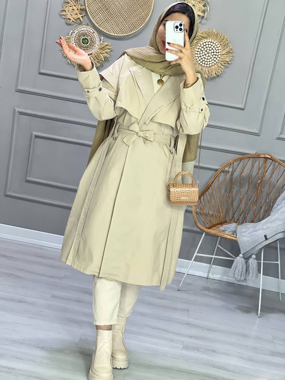 1010_ بارونی کتان زارا تیفانی