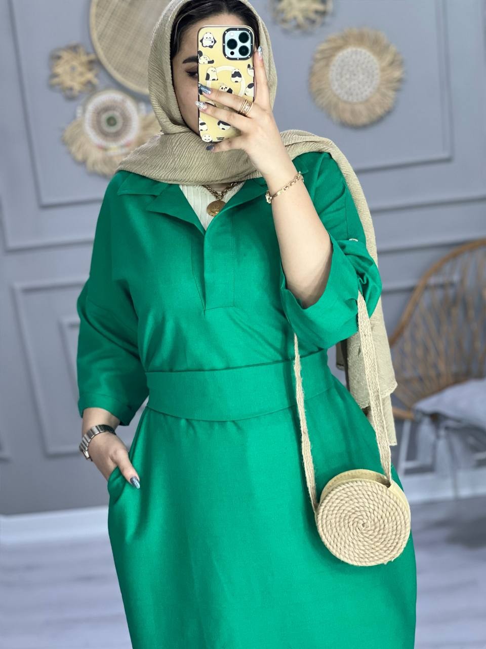 0750_مانتو پیراهن تالیا