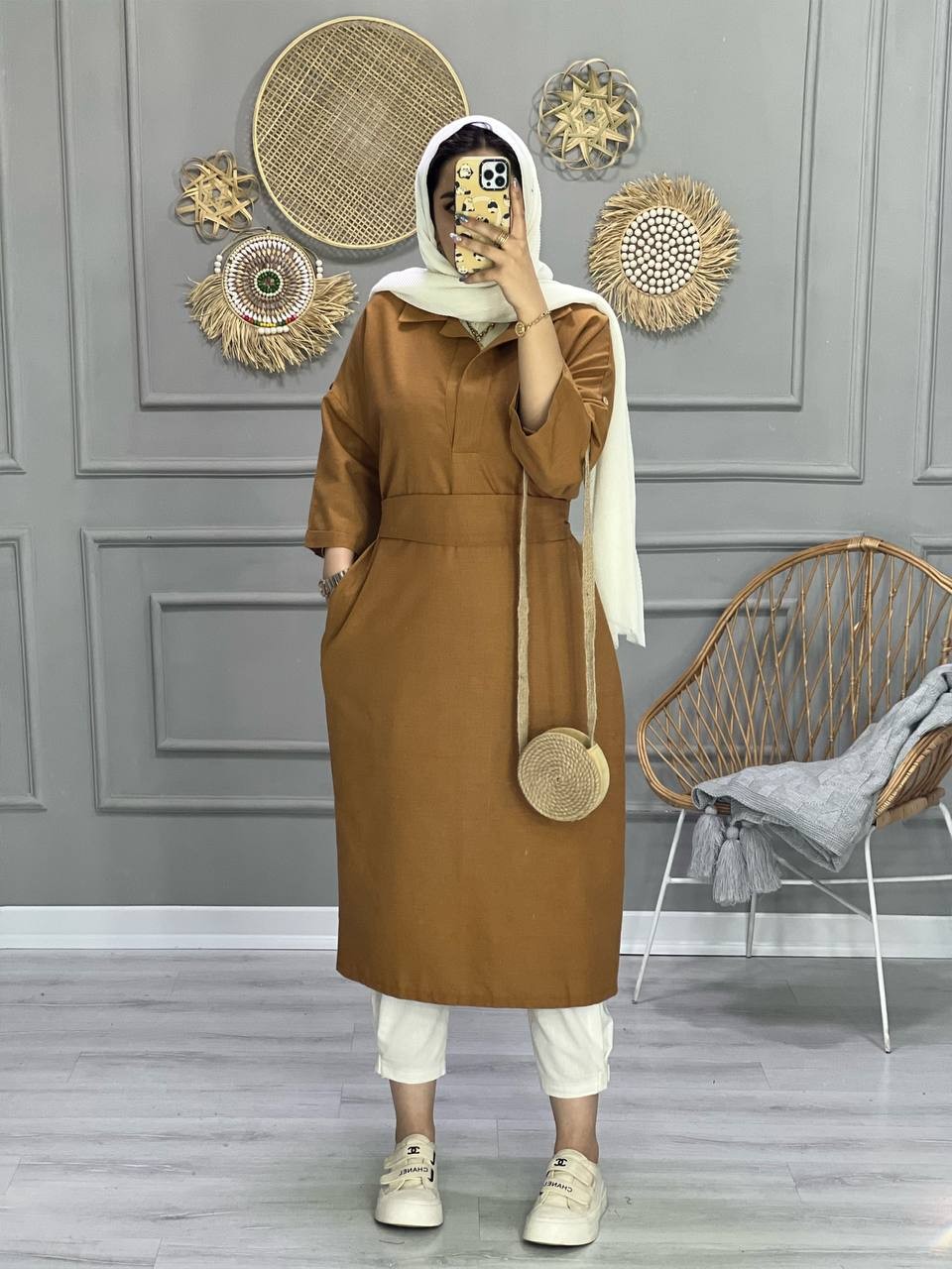 0750_مانتو پیراهن تالیا