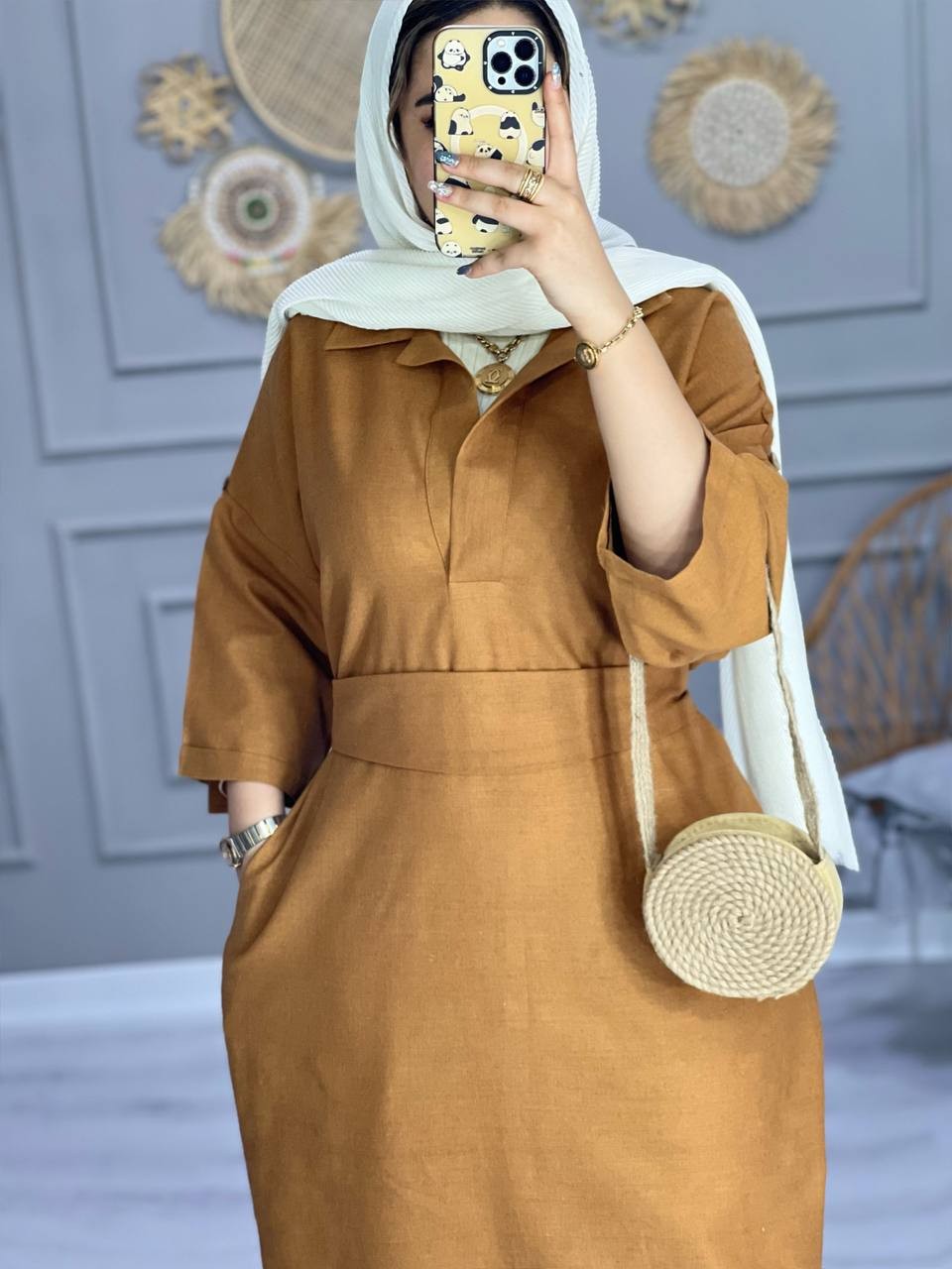 0750_مانتو پیراهن تالیا