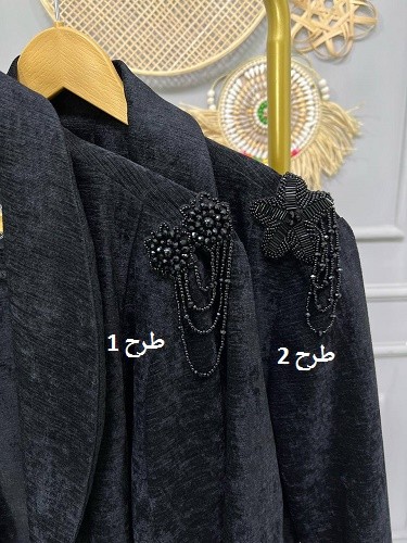 1013- مانتو مزونی مخمل میناز