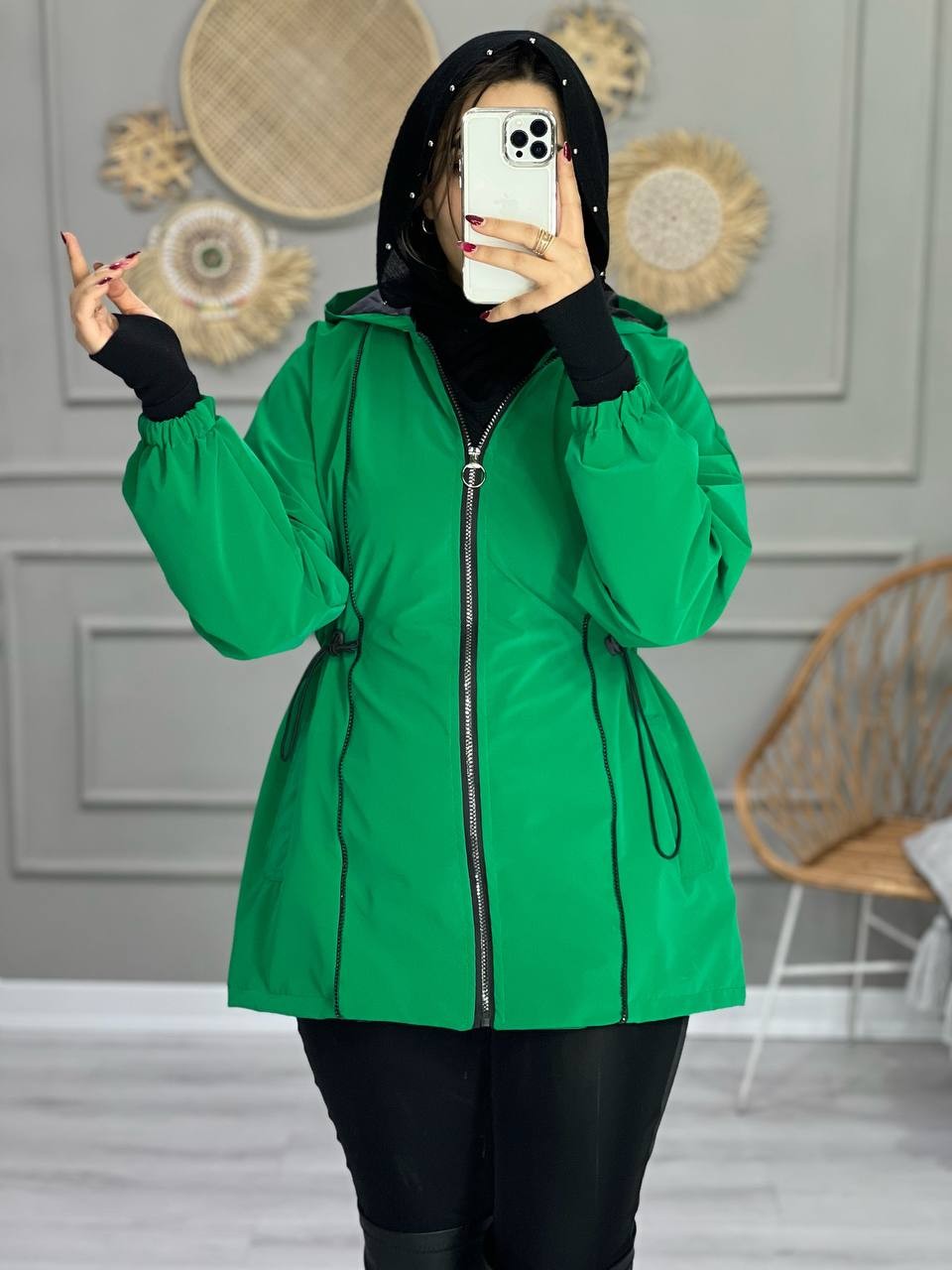 1014- بارونی سه زیپ