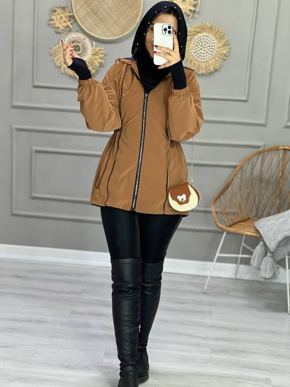 1014- بارونی سه زیپ