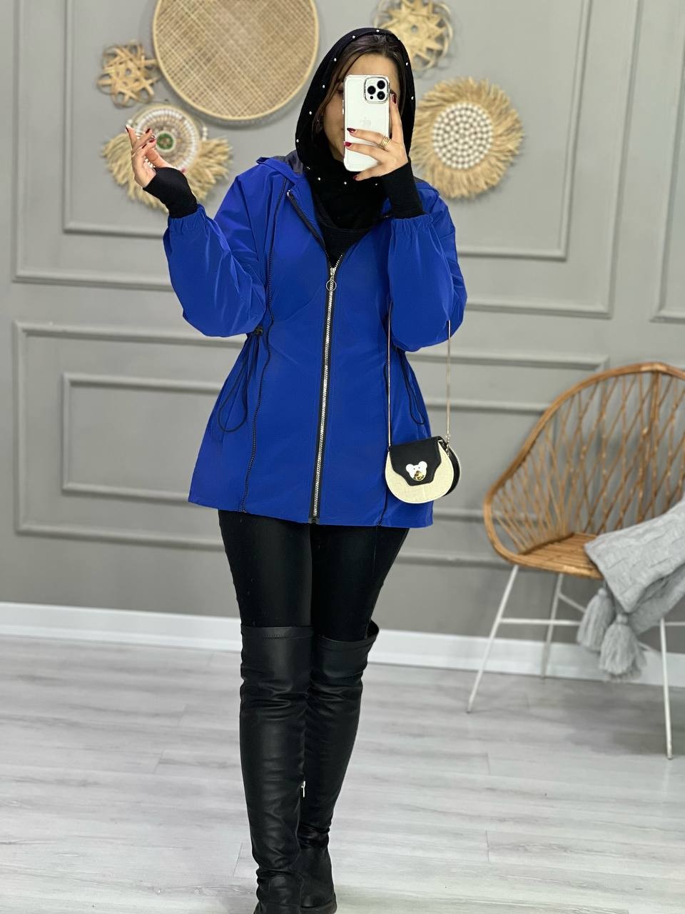 1014- بارونی سه زیپ