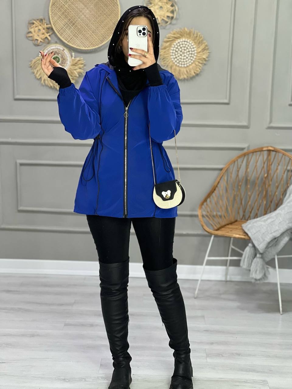 1014- بارونی سه زیپ