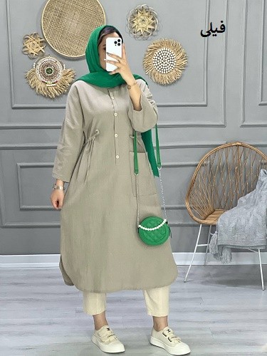 0693-مانتو لینن مونیکا