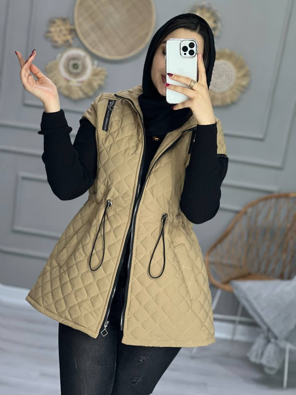 1020-کاپشن پافر شو