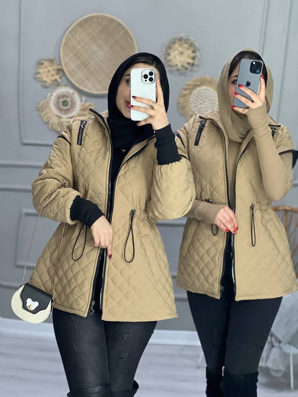 1020-کاپشن پافر شو