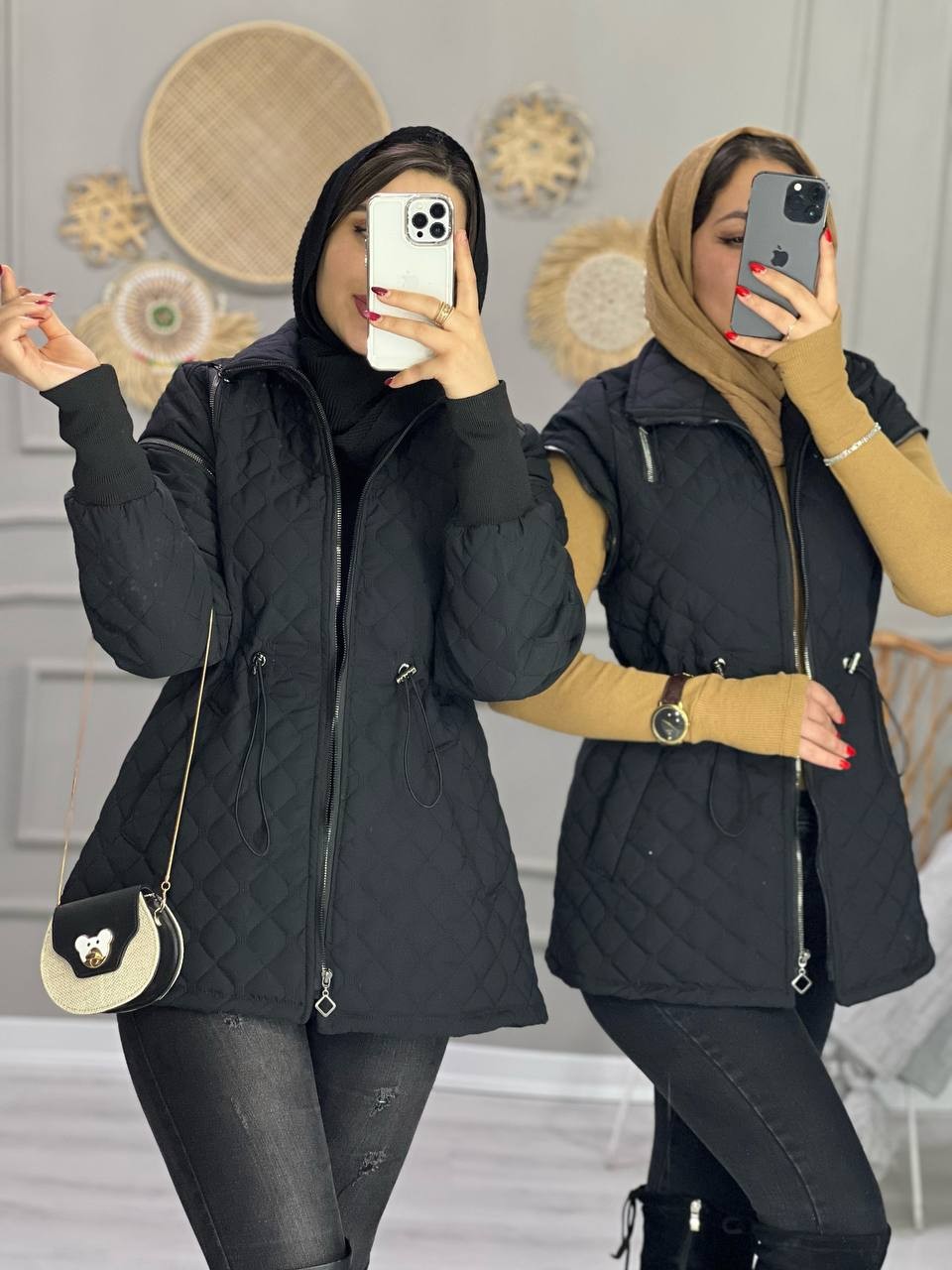 1020-کاپشن پافر شو