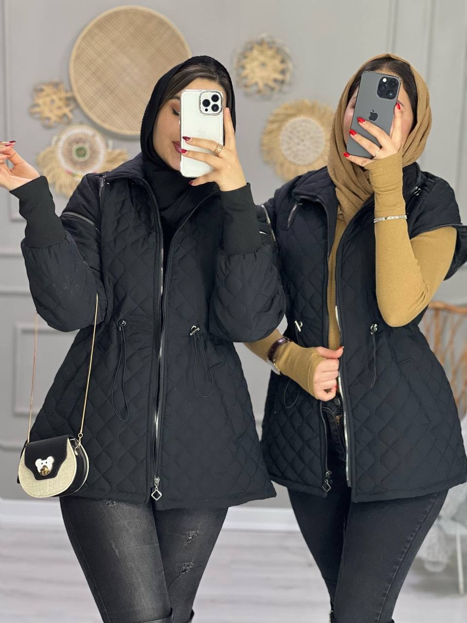 1020-کاپشن پافر شو