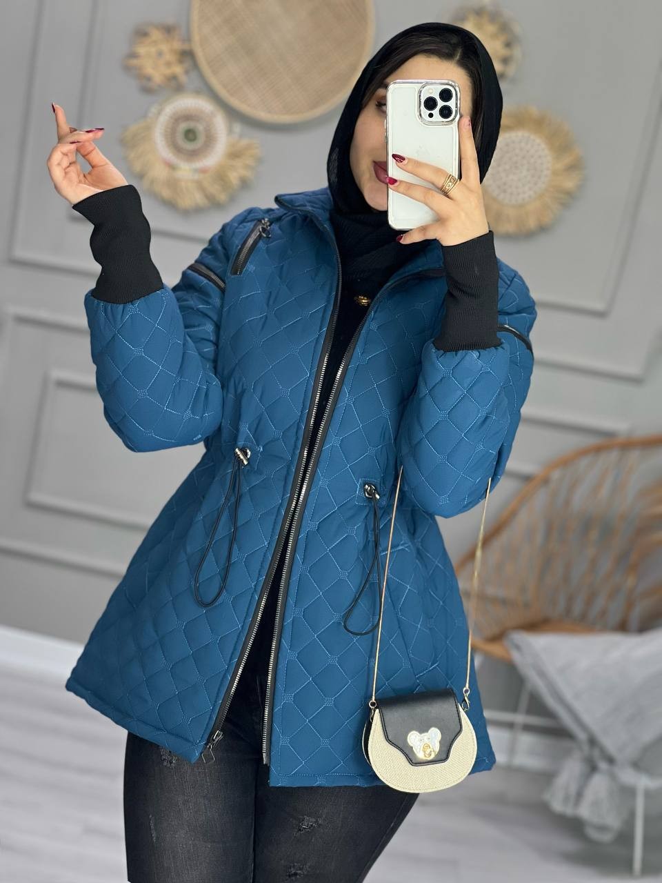 1020-کاپشن پافر شو