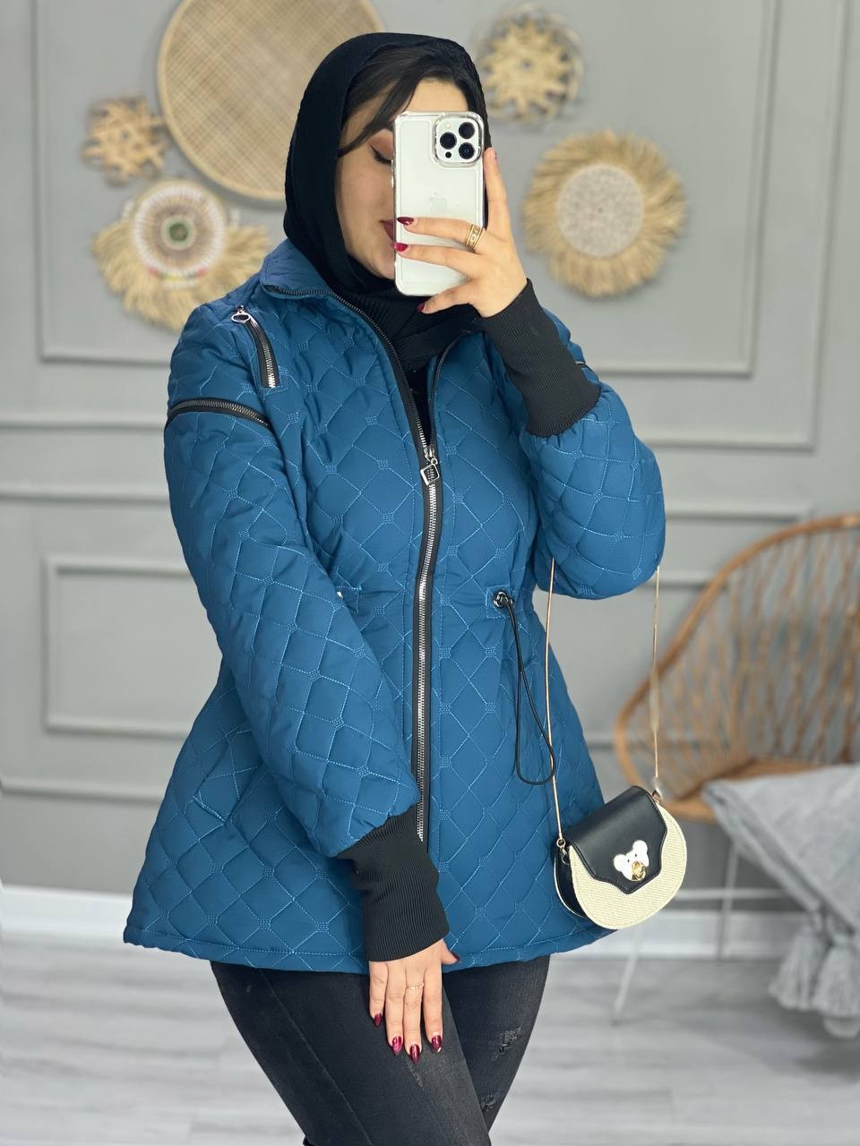 1020-کاپشن پافر شو