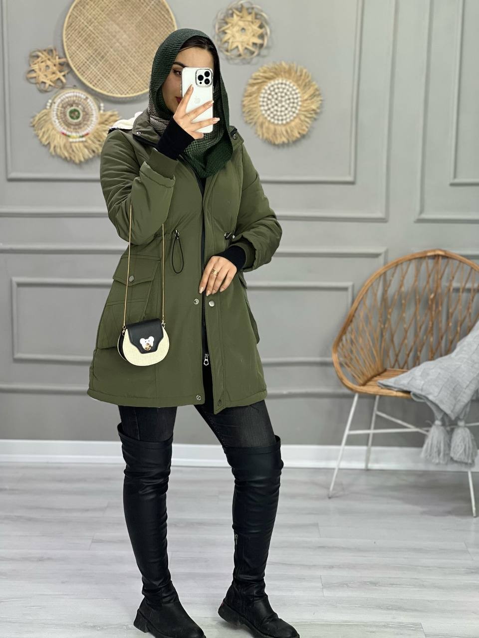 1024-کاپشن زمستونی مونیکا