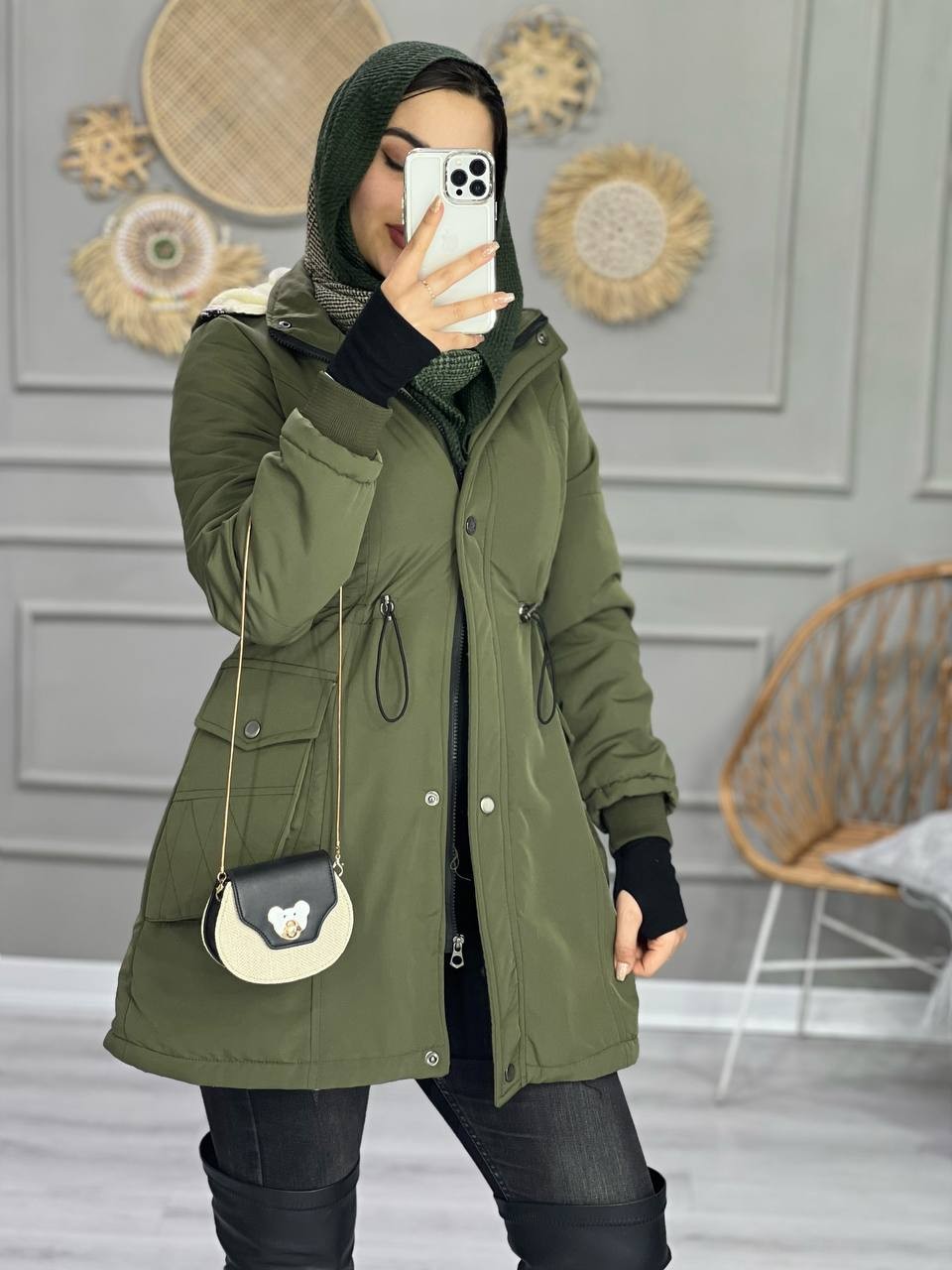 1024-کاپشن زمستونی مونیکا