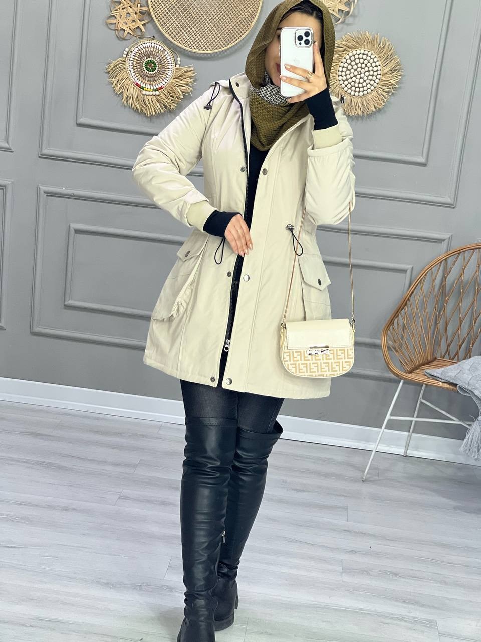 1024-کاپشن زمستونی مونیکا