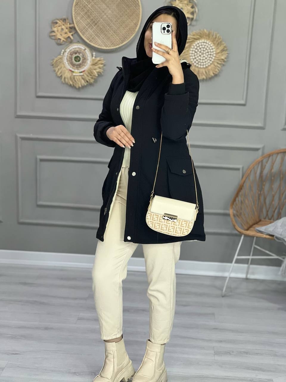 1024-کاپشن زمستونی مونیکا