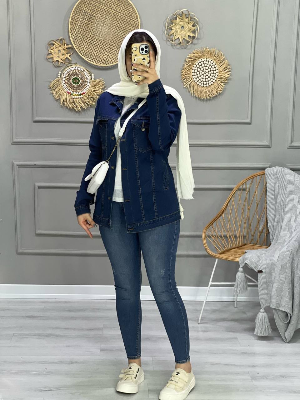 0576- کت جین کوتاه