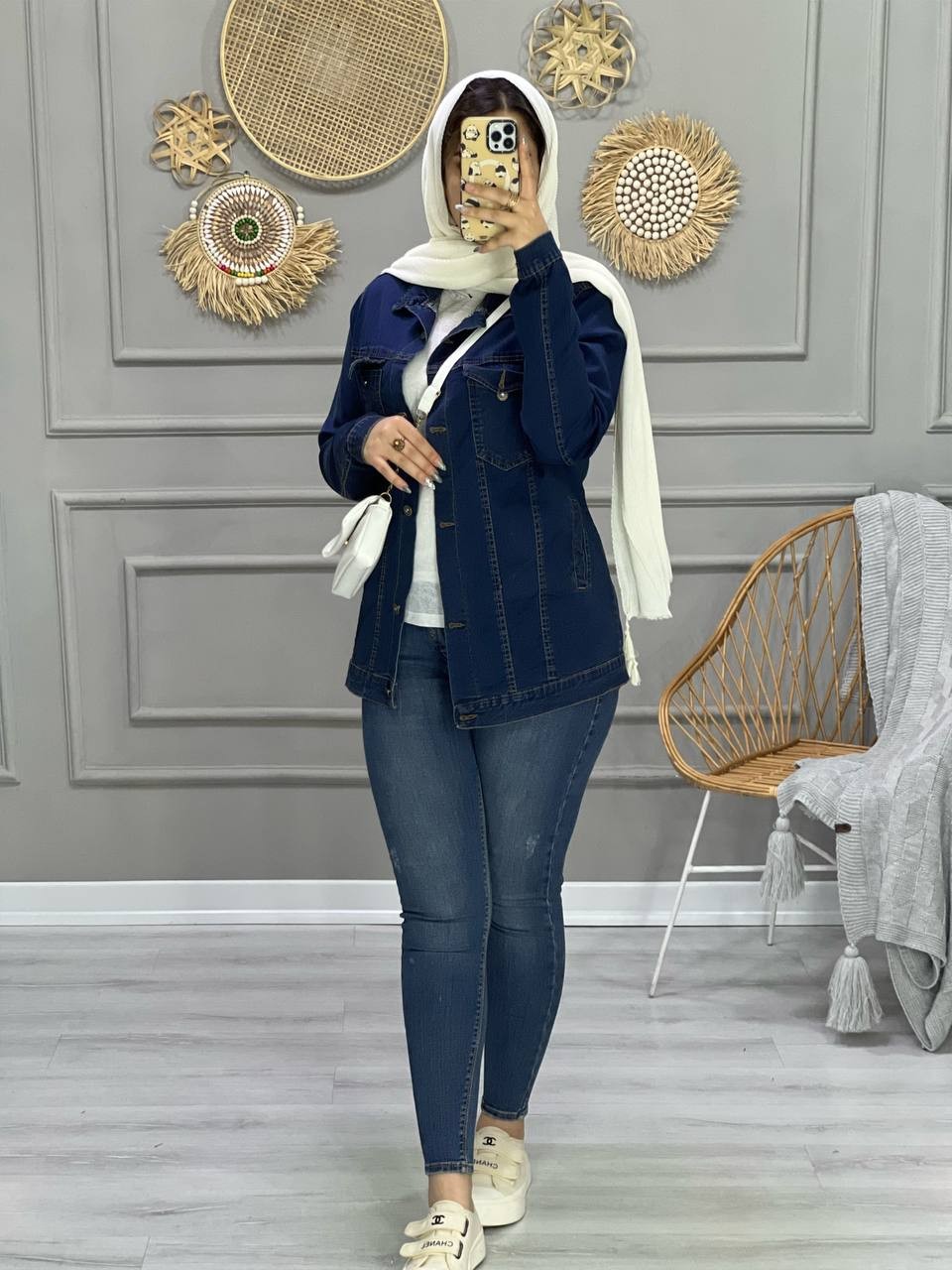 0576- کت جین کوتاه