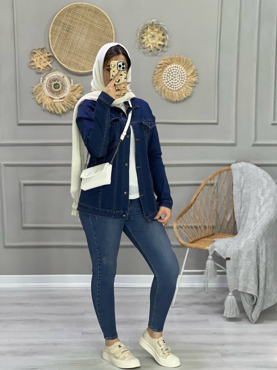 0576- کت جین کوتاه