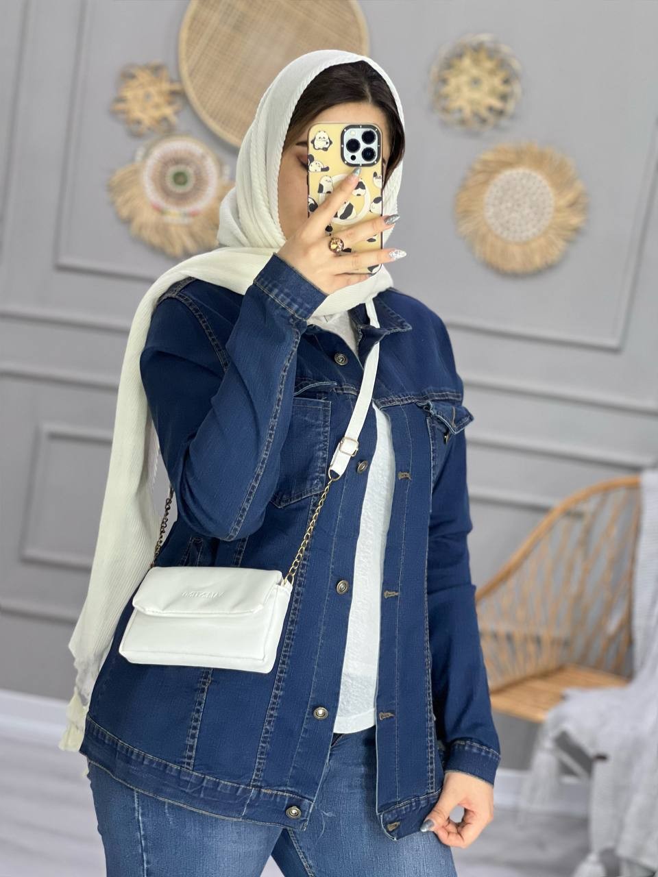 0576- کت جین کوتاه