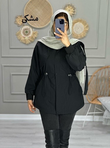 1038- بارونی بغل سه دکمه