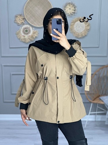 1038- بارونی بغل سه دکمه