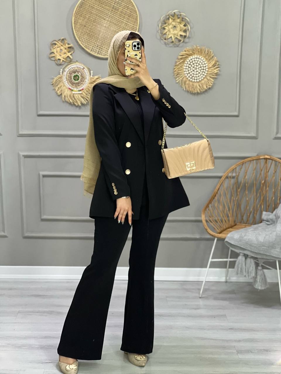 0776- کت شلوار مزونی اطلس