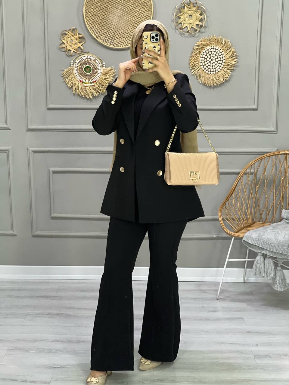 0776- کت شلوار مزونی اطلس