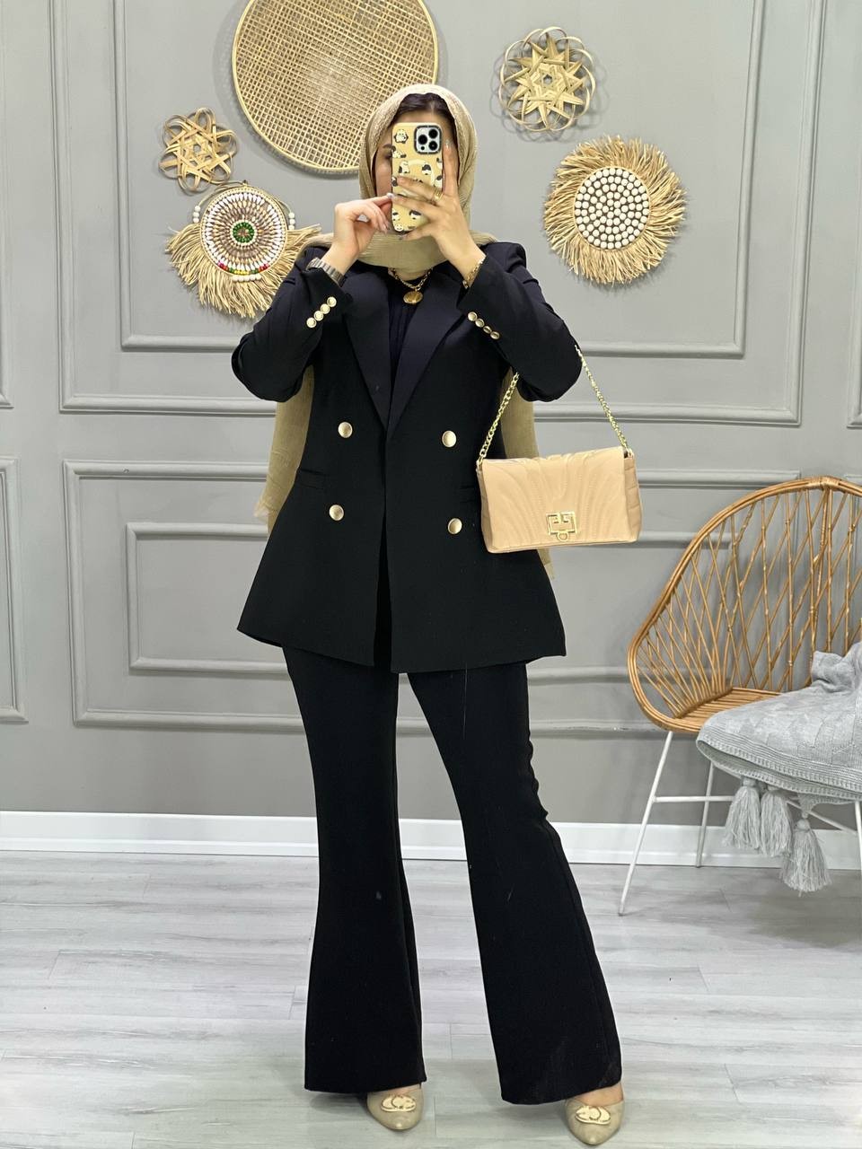 0776- کت شلوار مزونی اطلس