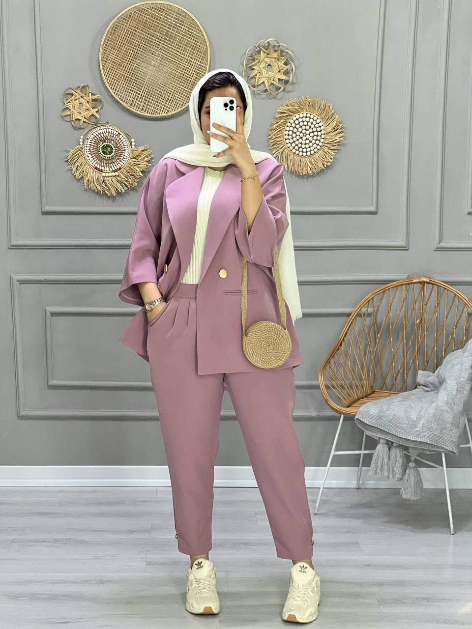 0752-کت شلوار مزونی همتا