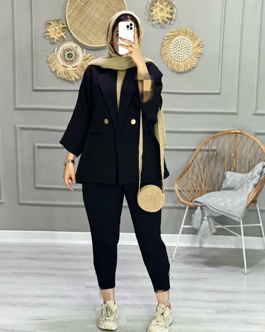 0752-کت شلوار مزونی همتا