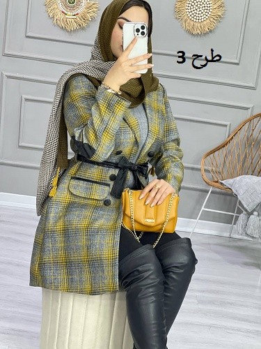 1046- پالتو آستردار توییت