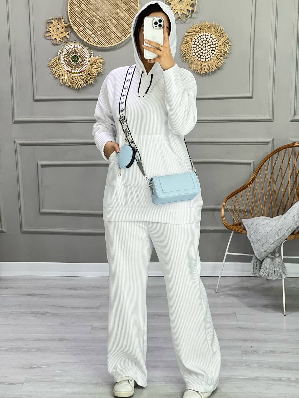 1051- ست هودی و شلوار مانا