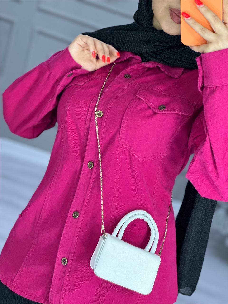 0777_ مانتو شومیزی کتان پاییزه