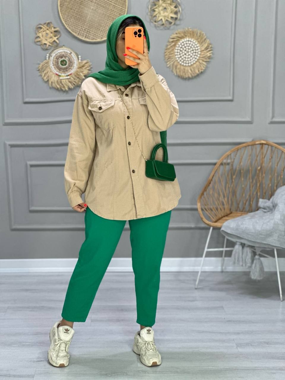 0777_ مانتو شومیزی کتان پاییزه