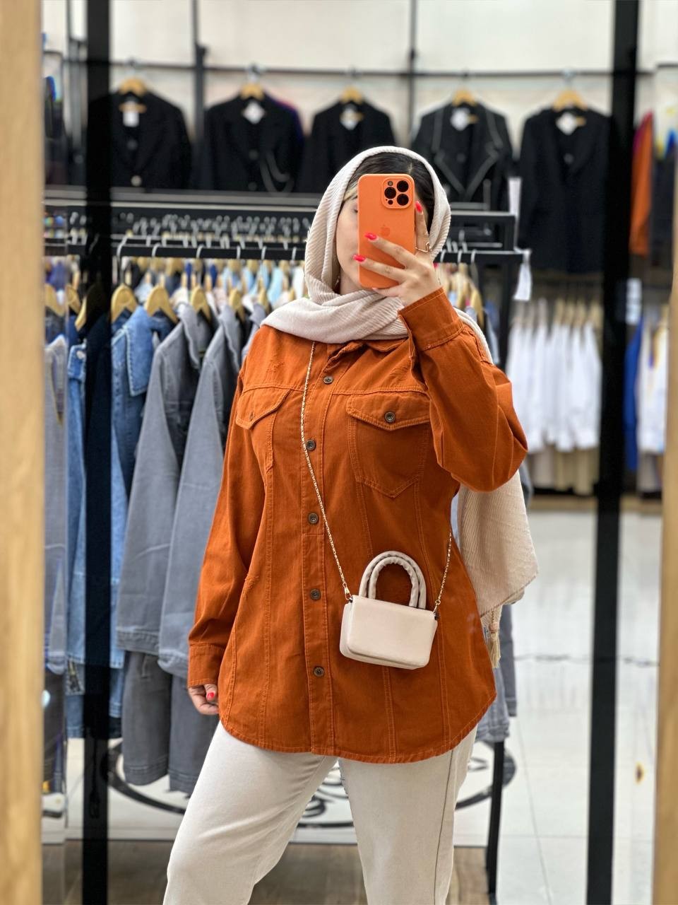 0777_ مانتو شومیزی کتان پاییزه