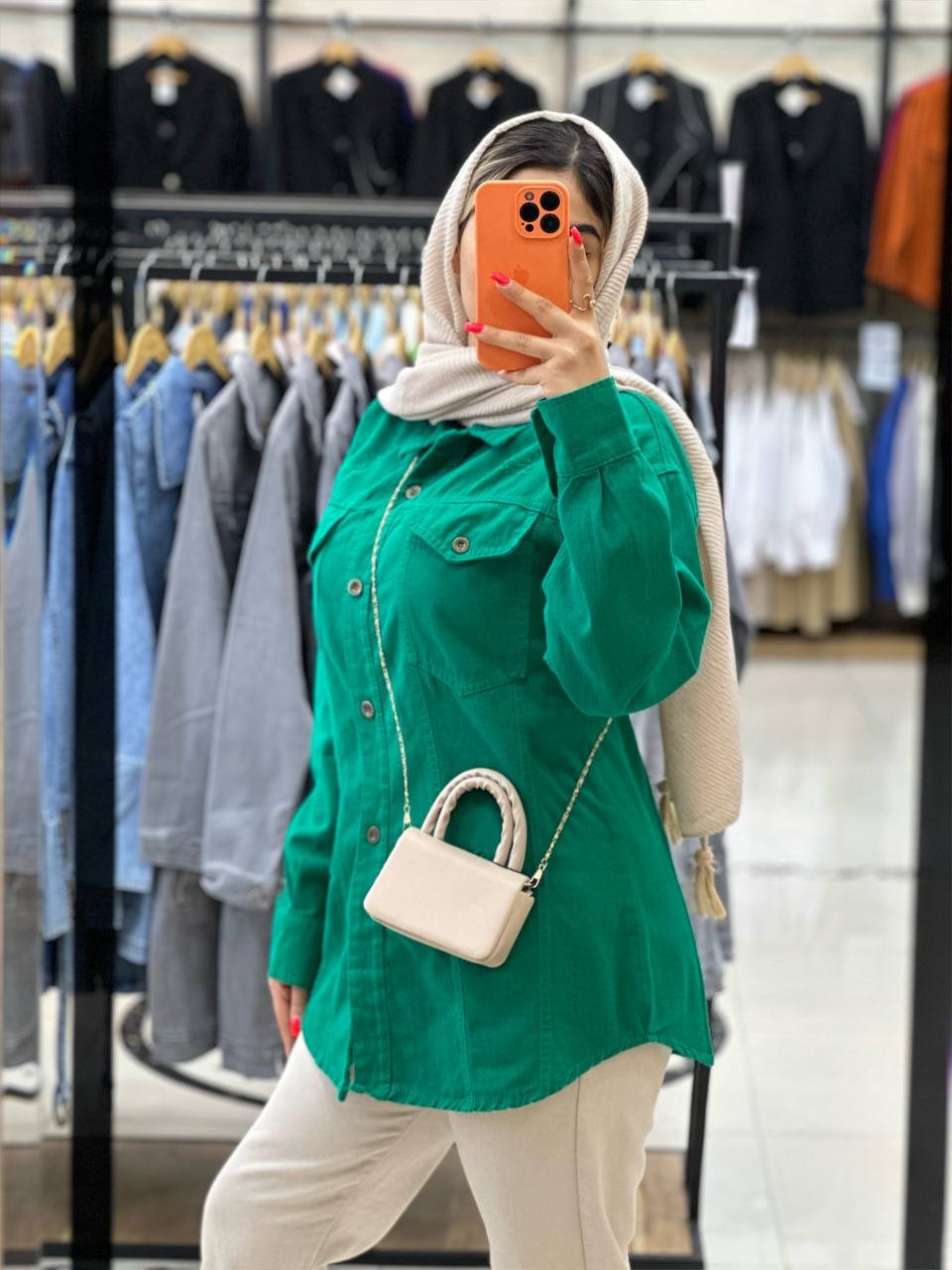 0777_ مانتو شومیزی کتان پاییزه