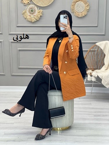 1056- کت مزونی نیلا