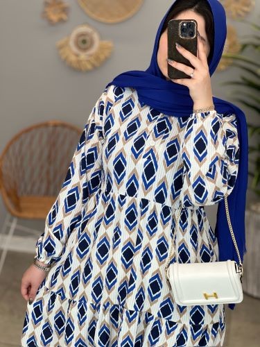 1334- پیراهن طرحدار اوکا