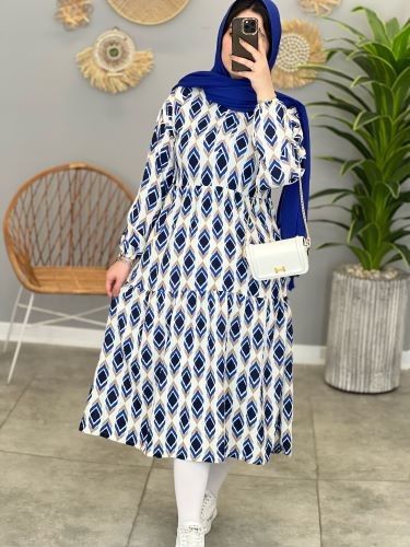 1334- پیراهن طرحدار اوکا