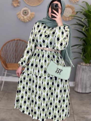 1334- پیراهن طرحدار اوکا